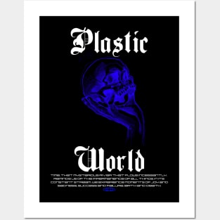PLASTIC WORLD BLUE Posters and Art